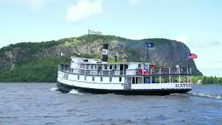The Maine lake full of sunken steamboats