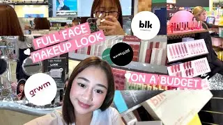 FULL FACE MAKEUP LOOK ON A BUDGET 👀 | Karyl Ko