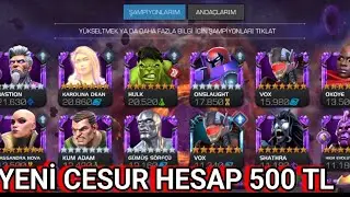 MARVEL YENİ CESUR HESAP KAMPANYASI DEVAM EDİYOR - Mustafa Baba Marvel 