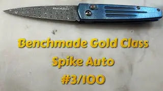 Benchmade 1001-101 Spike Auto Gold Class: The Rare Damascus Masterpiece You Need to See