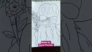 The Unseen Face 😍 &hearts;️🤣  #moodfresh#art #happiness#drawing