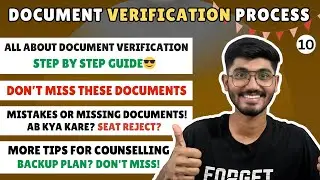 CGPET Document Verification 2025 | DVC | Don't miss these documents 💯