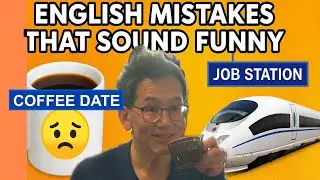 Funny English Mistakes 1: Coffee Compatibility & Job Station (Learn Real English Naturally)