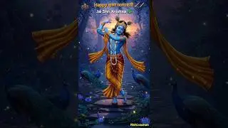 Krishna Janmashtami 2025 | Divine Krishna Theme Video | Jai Shri Krishna🙏🏻💙  #krishnaleela