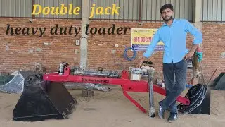 Double jack tractor loader(7668020802,8375840427)BIG DOG MACHINES(Jitendra kasana)best qlty backhoe.