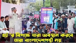 হ্যাঁ&zwnj;'র বিপক্ষে যারা অবস্থান করবে তারা বাংলাদেশপন্থী নয় || Sylhet Jamaat | SylhetView | Ha-Na Vote