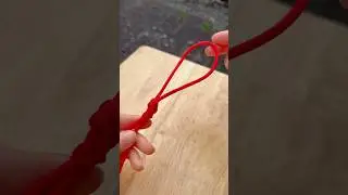How to tie knot | Figure 9 Loop Knot @Lydia, how to tie #shorts #knot #rope #skills #diy #camping