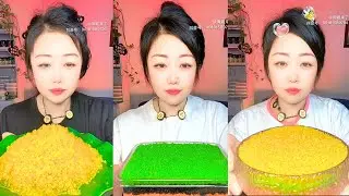 Chinese Colored Ice Eating Show ASMR #2