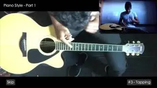 How to Play Guitar Like a Piano - Piano Style/AirTap(Advanced) Part 1