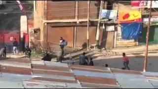 Video of Protest and Stone Pelting at Handwara Kashmir