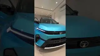New Tata Nexon creative plus Ocean Blue 2024 premium Leather dashboard looks #nexon
