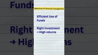 objectives of financial management class 12 |   #12thclass #bstconlineclasses