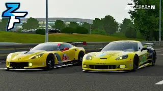 Chevrolet Corvette C6.R vs Chevrolet Corvette C7.R | Forza 7 Drag Race