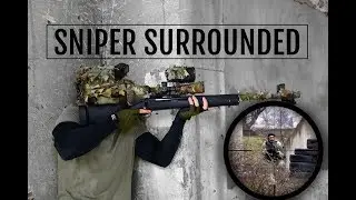 Airsoft Sniper outnumbered and surrounded \ Skillshot Airsoft