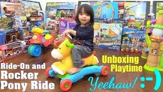 Toy Review Channel: Toys for Babies and Toddlers. VTECH Gallop & Rock Learning Pony Unboxing