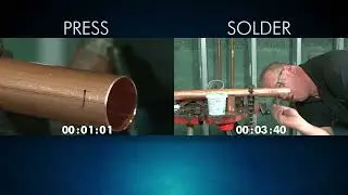 NIBCO&reg; Press Fittings vs Soldering Installation &frac12;&rdquo; to 2&rdquo;