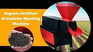 Organic Fertilizer Granulator Making Machine || Vermicompost ka Dana Bananeka Machine
