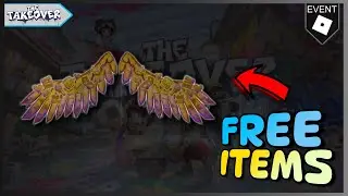 [EVENT] How to get FREE Wings of Hype item🔥🤩, on ROBLOX The Takeover EVENT - Black Wings