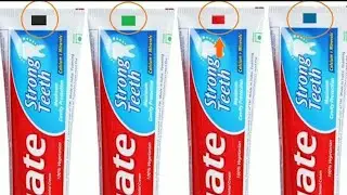 toothpaste colour code meaning | GA Facts | Facts in Hindi | fact facts |