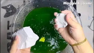 Gym chalk + Vitamin C effervescent tablets—fizzing and crackling～ Relieve stress and fatigue, ASMR