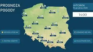 Pogoda na dziś: 16.12.2025 #pogoda