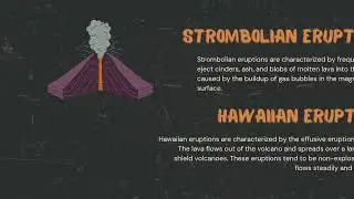 Grade 9 Types of volcanic eruption 