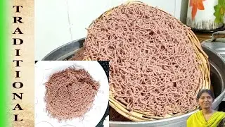 Red Rice Idiyappam Recipe | சிகப்பரிசி இடியாப்பம் | Easy and Healthy South Indian Breakfast Recipe