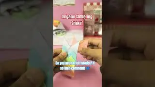 EASY ORIGAMI -  SLITHERING SNAKE - FUN TOYS