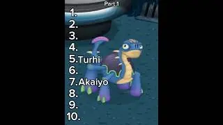 MSM ranking monsters pt1 #msm#keşfet#kesfeteyyiz #keşfetbeni&ouml;ne&ccedil;ıkar#ranking #mysingingmonsters#fyp