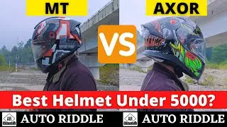 Axor Vs MT | Best Helmet Under 5000 | MT Hummer Code Gloss Vs Axor Apex Seadevil