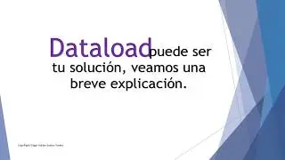 Uso de Dataload Capitulo 1