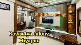 2BHK East facing furnished flat for sale at Kowsalya colony Miyapur Hyderabad