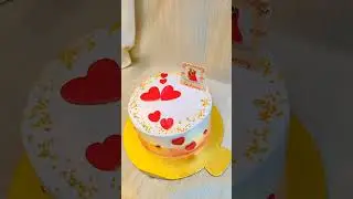 Anniversary cake design #thegoodcheffhappy #shortsvideo #birthdaycake #cakedecorating