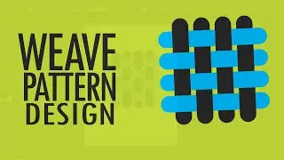 Weave Pattern Design Illustrator #shorts Tutorial