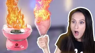 ZELF SUIKERSPINNEN MAKEN?! SLECHTSTE SPEELTJE OOIT!
