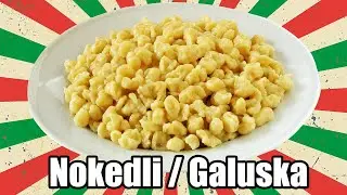 How to make Hungarian dumplings / Nokedli ( 2 shapes)