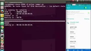 Teaser video : User our wifi jammer to jam on wifi networks