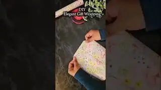 Elegant DIY Gift Wrapping 🎁 | Step-by-Step Tutorial for Unique & Creative Gift Ideas #viral #diy