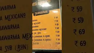 49rs Shawarma Atti Square Velachery🌯