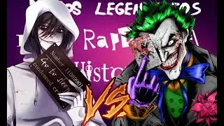 Joker vs Jeff The Killer | Duelos Legendarios Rap de la Historia | Ft. Midoriya Rap