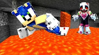 Minecraft Fun House - Sonic Manhunt Vs Zombie Rouge! [25]