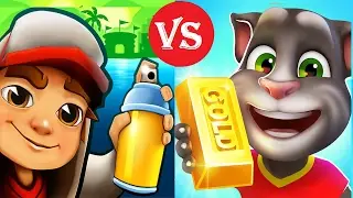 Friv2, Jeux de Friv, Jogos Friv - Subway Surfers Amsterdam Vs Talking Tom Gold Run