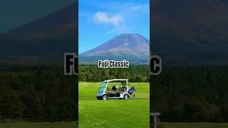 Fuji Classic Golf Course - Auto Cart - Beautiful Mt.Fuji