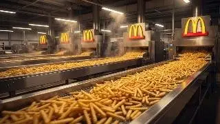 Inside a McDonald&rsquo;s French Fry Plant 🍟 From Farm Potatoes to Golden Fries