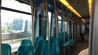 RET Metro rit (met rijtuig 5417) in statief beeld! Schiedam Centrum - Marconiplein