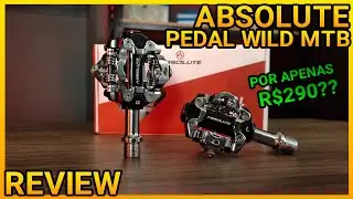 Pedal de bike Absolute Wild MTB - &Oacute;timo custo benef&iacute;cio, produto BOM e BARATO, POR APENAS R$ 290???