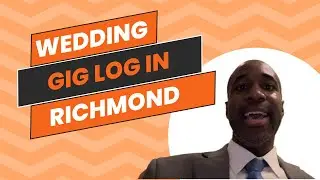 Lit Richmond Wedding Gig Log