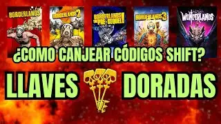 Canjear códigos shift. Llaves doradas Borderlands Y Wonderlands
