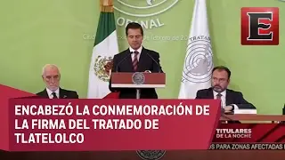 EPN a favor de la destrucci&oacute;n de armas nucleares en el mundo