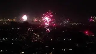 Fireworks Almere new years night 2023